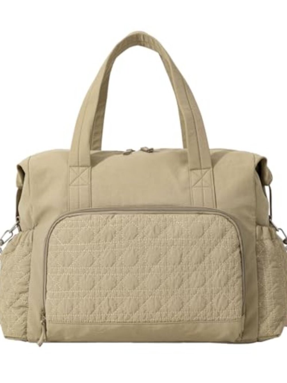 Puffer Gym Duffel Bag Women 24L Weekender Tote Waterproof Nylon Travel Bag